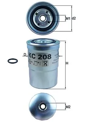 Fuel Filter KC 208