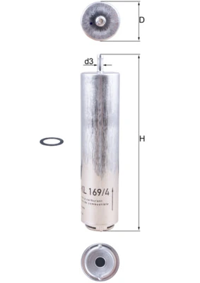 Fuel Filter KL 169/4D
