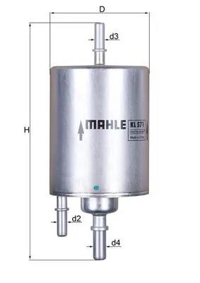 Fuel Filter KL 571