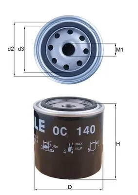Oil Filter OC 140