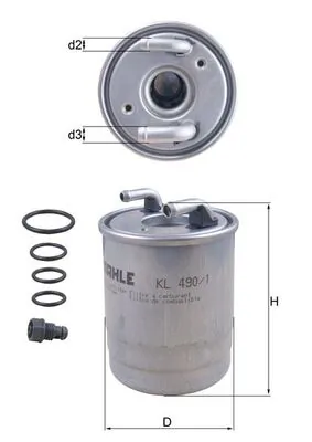 Fuel Filter KL 490/1D
