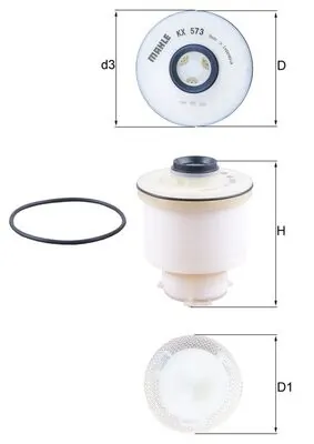 Fuel Filter KX 573D