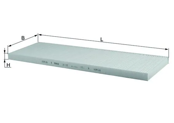 Filter, cabin air LA 123