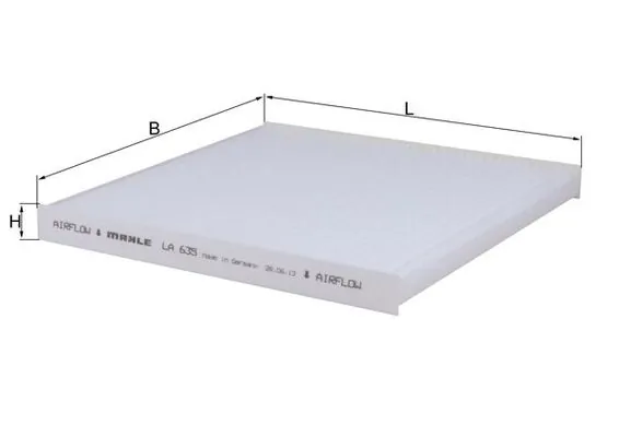 Filter, cabin air LA 635