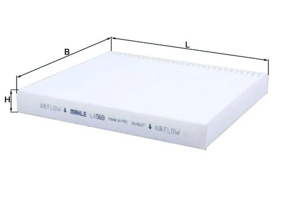Filter, cabin air LA 569