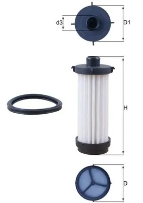 Hydraulic Filter, automatic transmission HX 232D