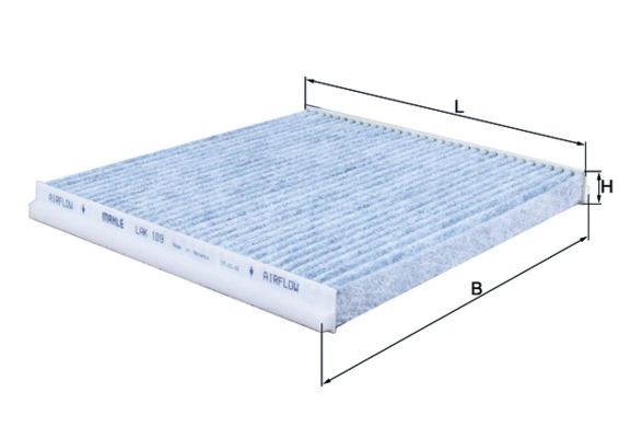 Filter, cabin air LAK 109