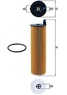 Oil Filter OX 823/6D