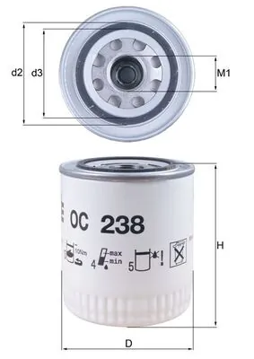 Oil Filter OC 238