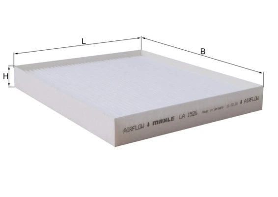 Filter, cabin air LA 1526