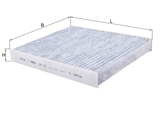 Filter, cabin air LAK 1123