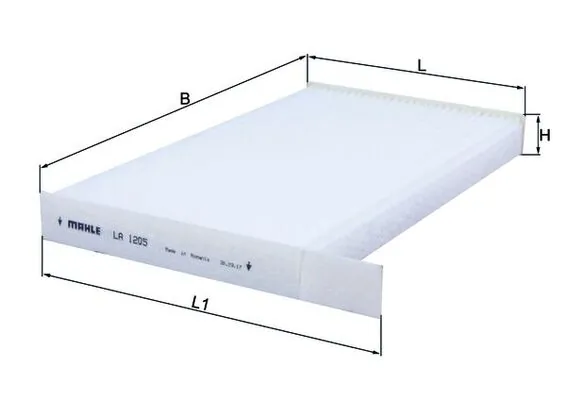 Filter, cabin air LA 1205