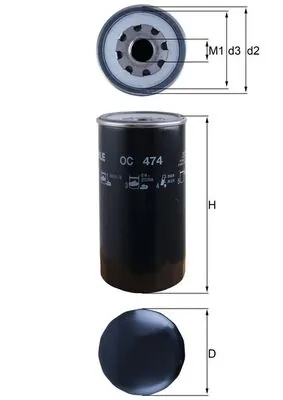Oil Filter OC 474