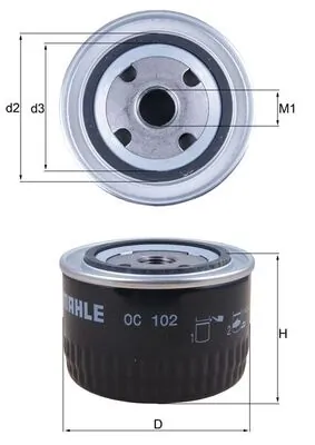 Oil Filter OC 102