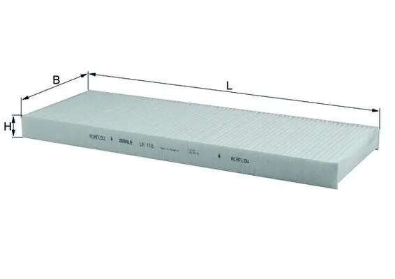 Filter, cabin air LA 118
