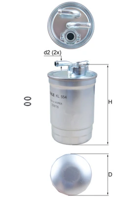 Fuel Filter KL 554D