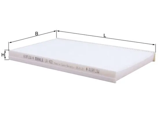 Filter, cabin air LA 422