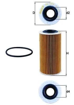 Oil Filter OX 1076D