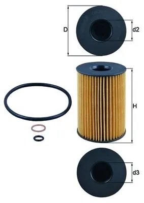 Oil Filter OX 353/7D