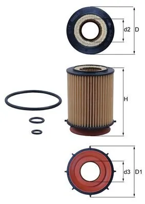 Oil Filter OX 982D