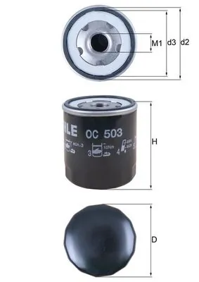Oil Filter OC 503