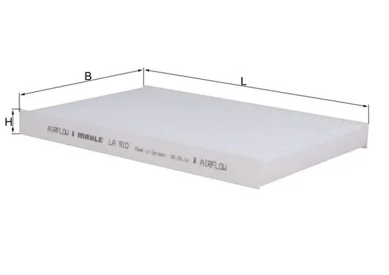 Filter, cabin air LA 910