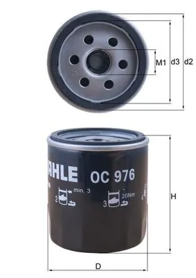Oil Filter OC 976