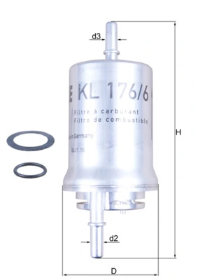 Fuel Filter KL 176/6D