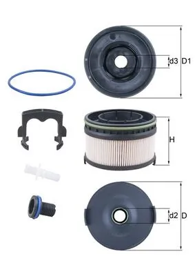Fuel Filter KX 568KIT