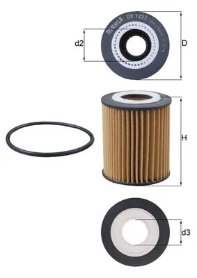 Oil Filter OX 1237D