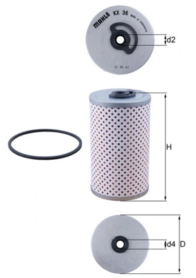 Fuel Filter KX 36D