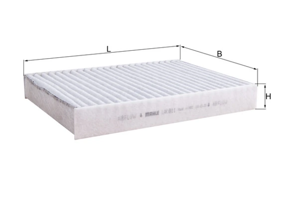 Filter, cabin air LAK 811