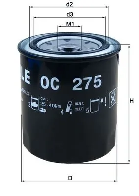 Oil Filter OC 275