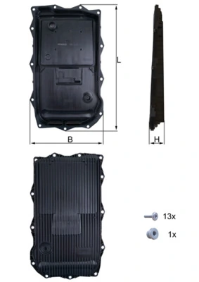 Oil Sump, automatic transmission HX 184KIT