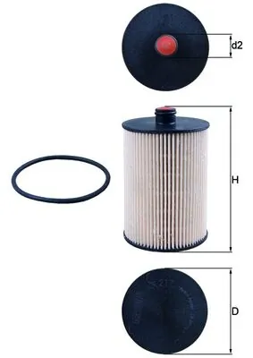 Fuel Filter KX 217D