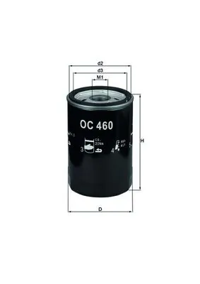Oil Filter OC 460