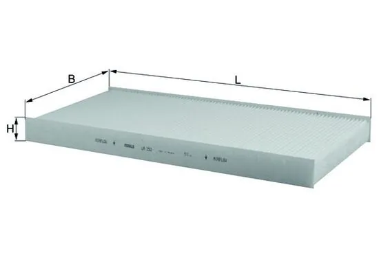 Filter, cabin air LA 252