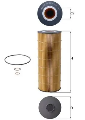 Oil Filter OX 168D