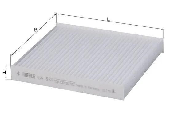Filter, cabin air LA 531