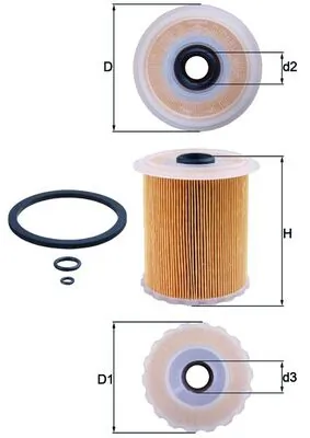 Fuel Filter KX 75D