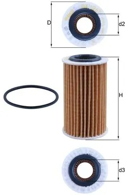 Oil Filter OX 1267D