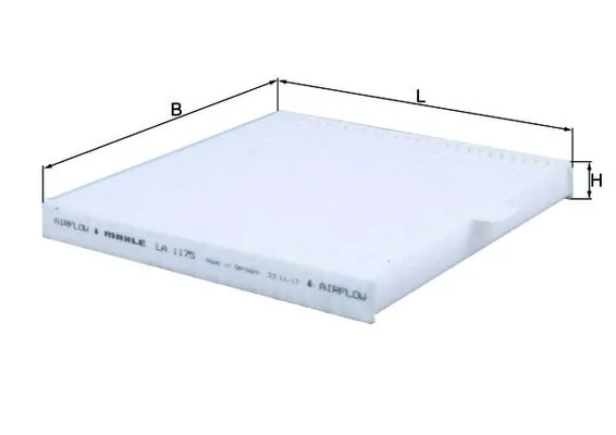 Filter, cabin air LA 1175