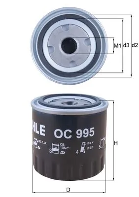 Oil Filter OC 995
