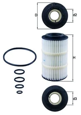 Oil Filter OX 345/7D