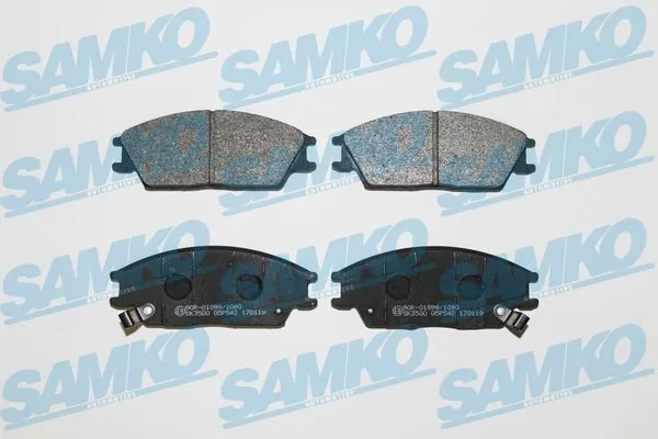 Brake Pad Set, disc brake 5SP542