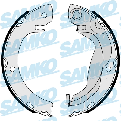 Brake Shoe Set, parking brake 81123