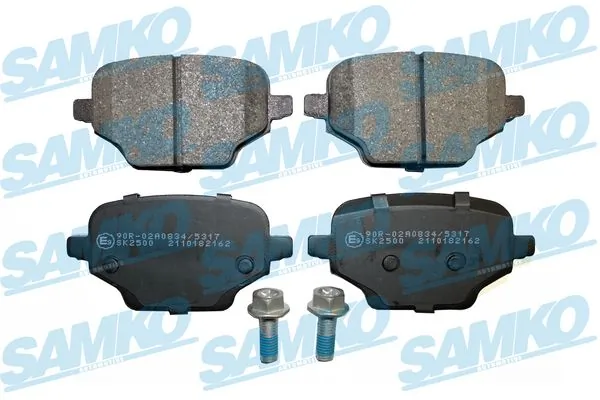 Brake Pad Set, disc brake 5SP2162