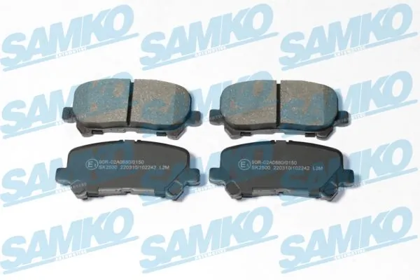 Brake Pad Set, disc brake 5SP2242