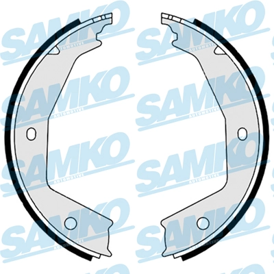 Brake Shoe Set, parking brake 89060