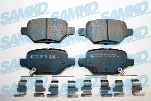 Brake Pad Set, disc brake 5SP2177K